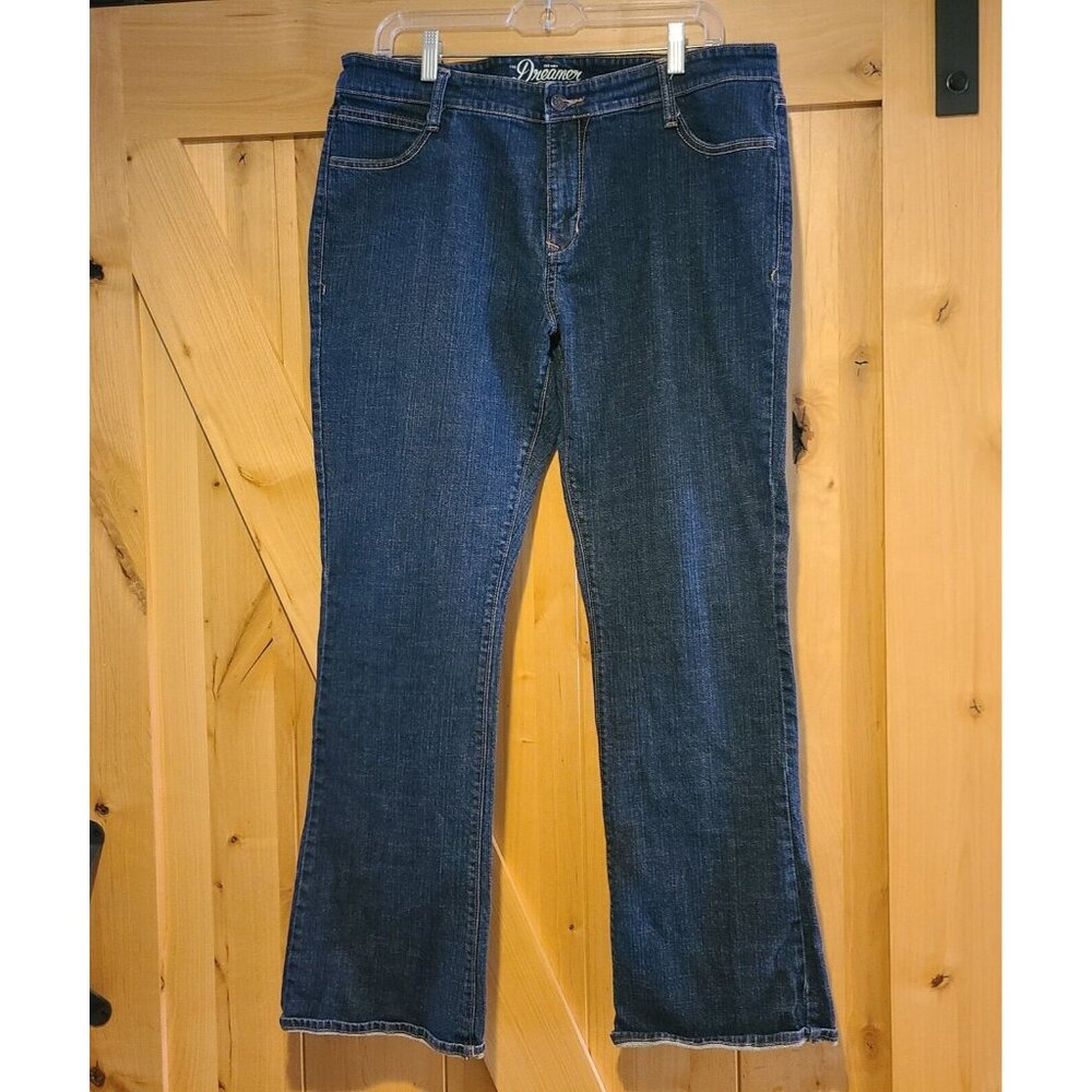 Old Navy The Dreamer Bootcut Blue Denim Jeans Womens Size 14 Regular